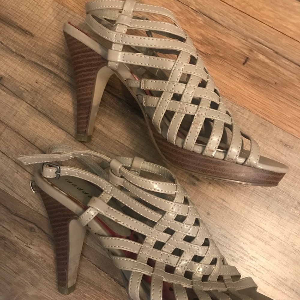 Madden girl woven heels